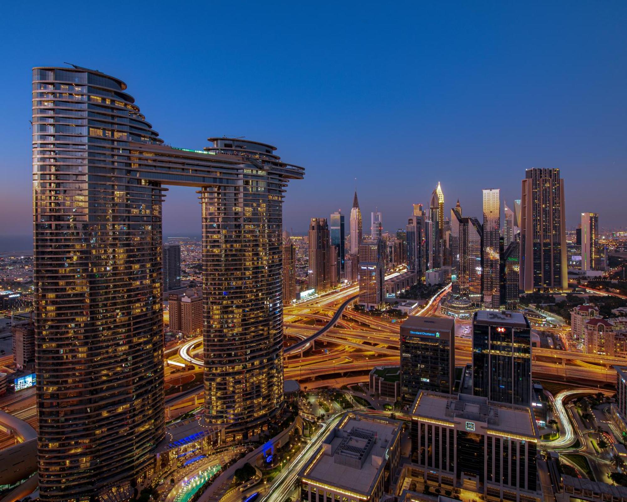 Appartamento First Class 3Br With Full Dubai Skyline & Sea View Esterno foto
